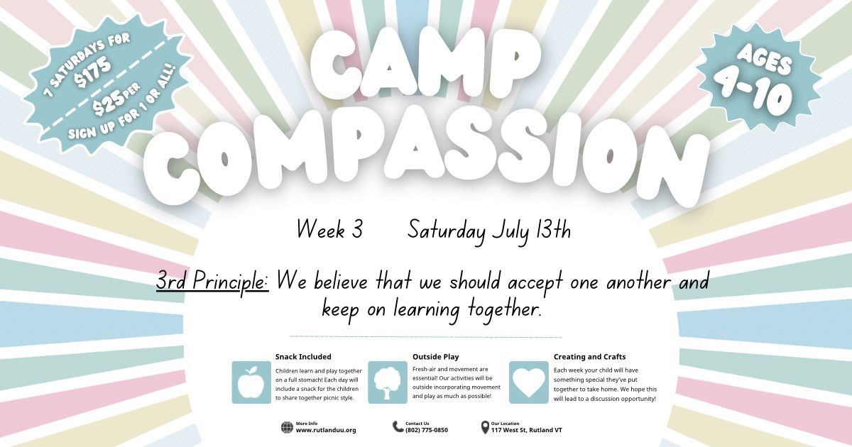 Camp Compassion Week 3