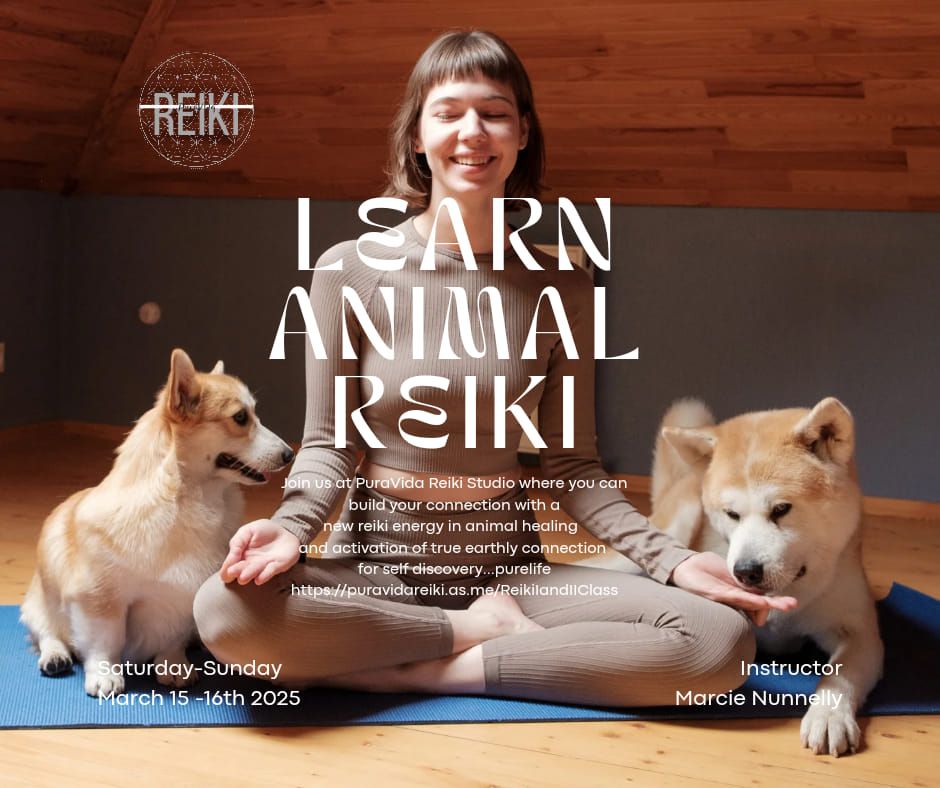 Learn Animal Reiki I,II