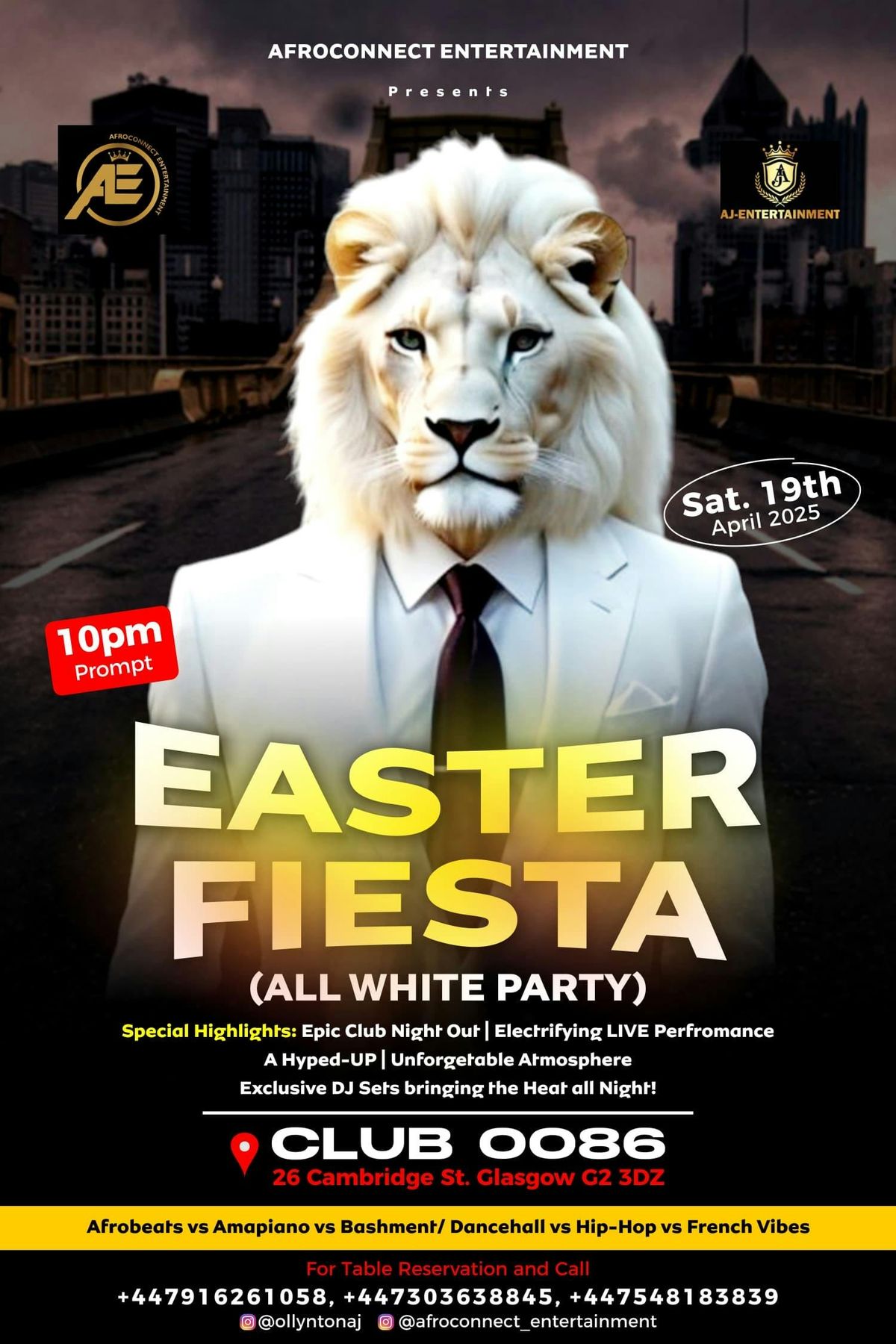 EASTER FIESTA (All white party)