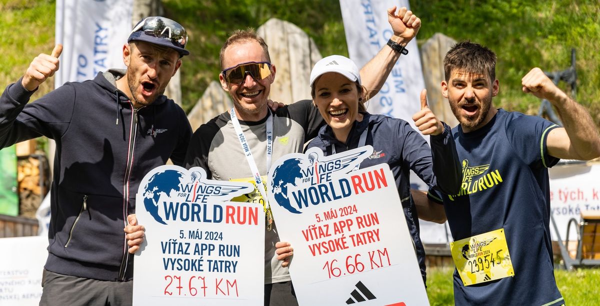 Wings for Life World Run - APP RUN Vysok\u00e9 Tatry