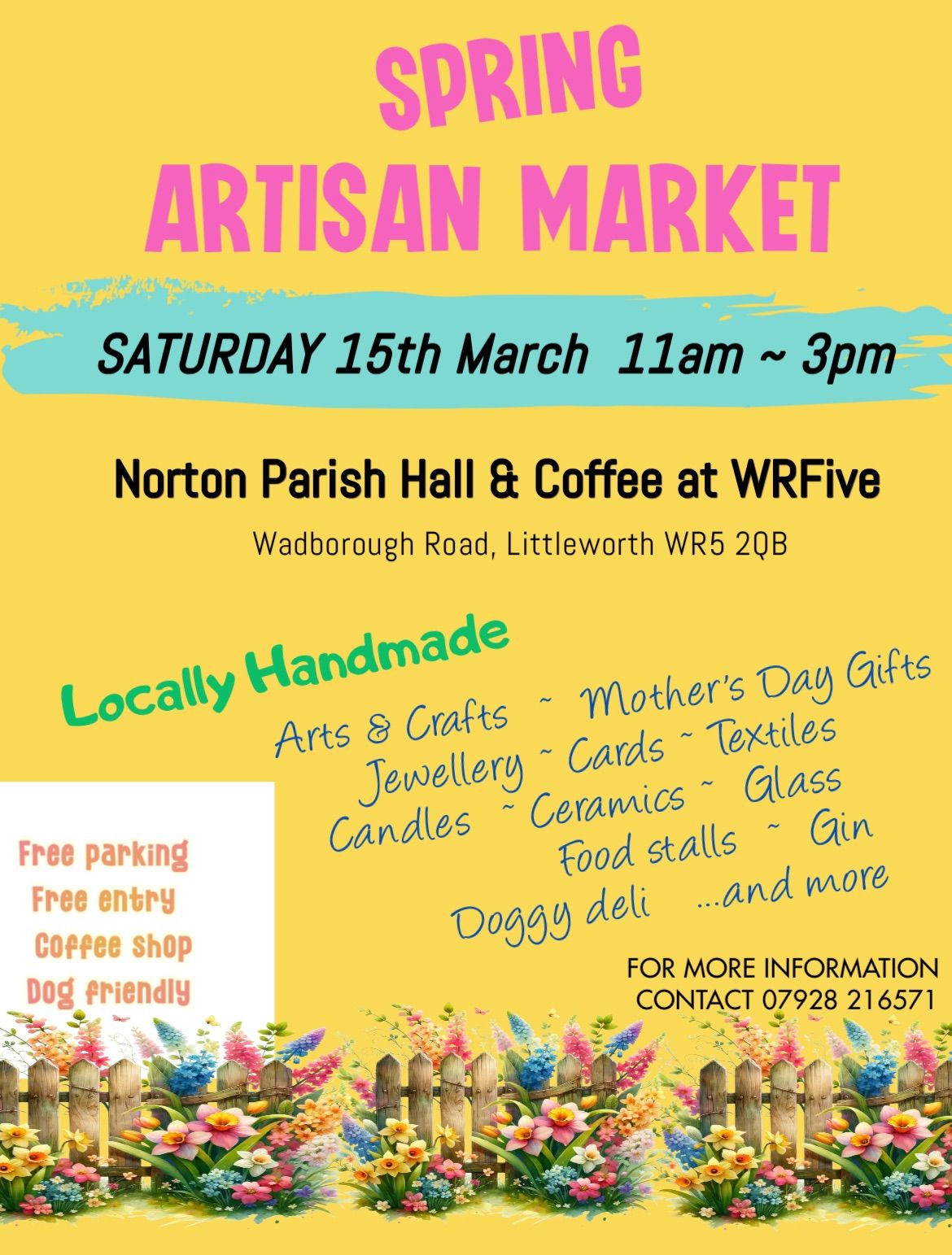 Worcester WR5 Spring Artisan Market 