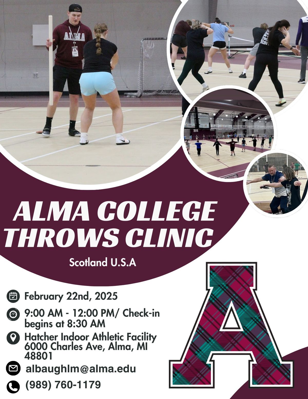 2nd Annual Alma College Throws Clinic