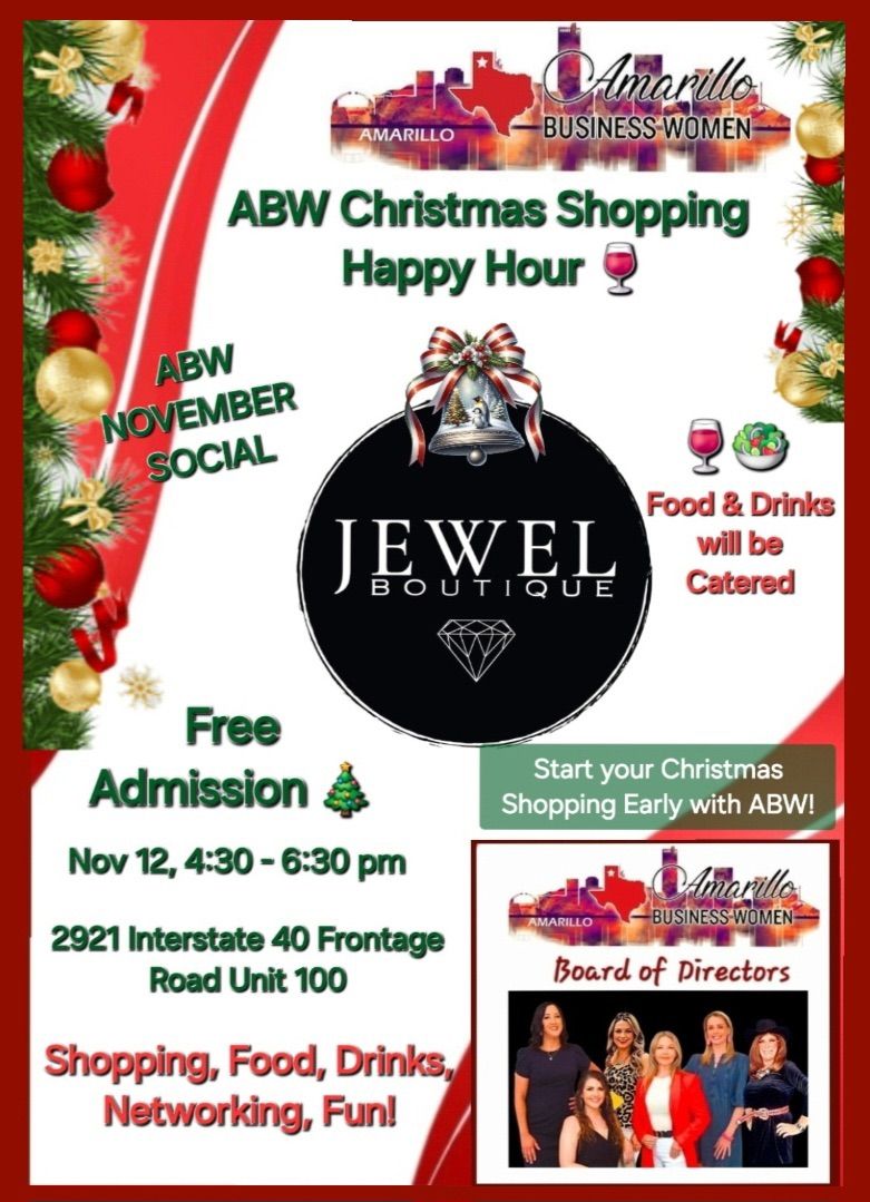 ABW Christmas Shopping Happy Hour