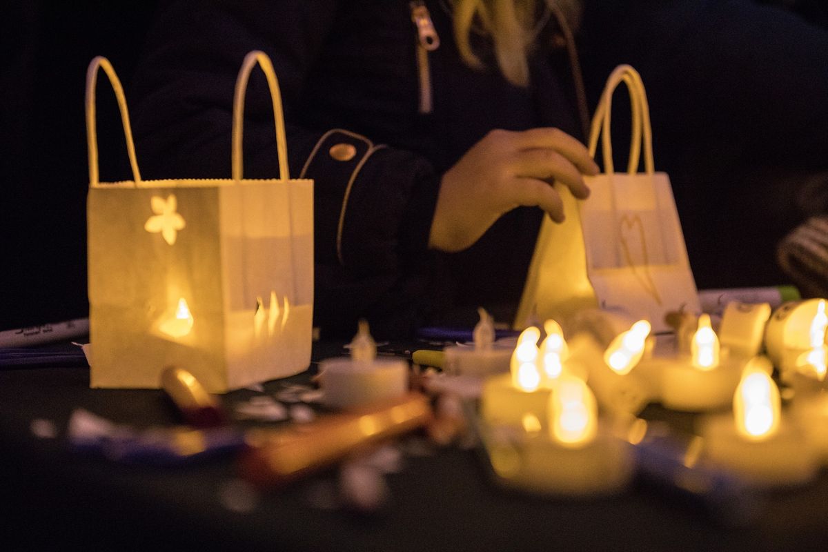 Lantern walk at Plas Power Woods