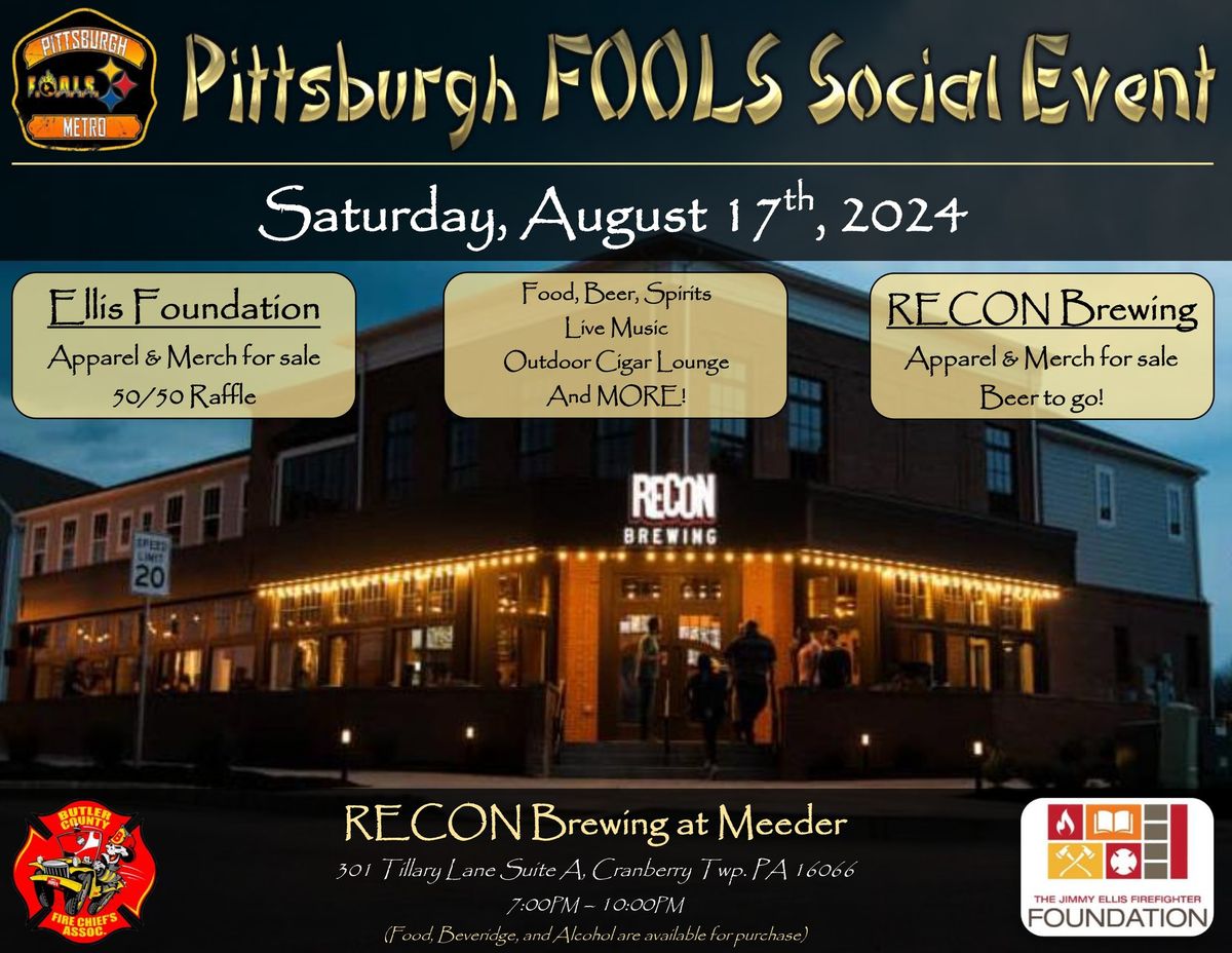 2024 Jimmy Ellis Training Weekend - Pittsburgh FOOLS Social Event - Saturday, 8\/17\/24