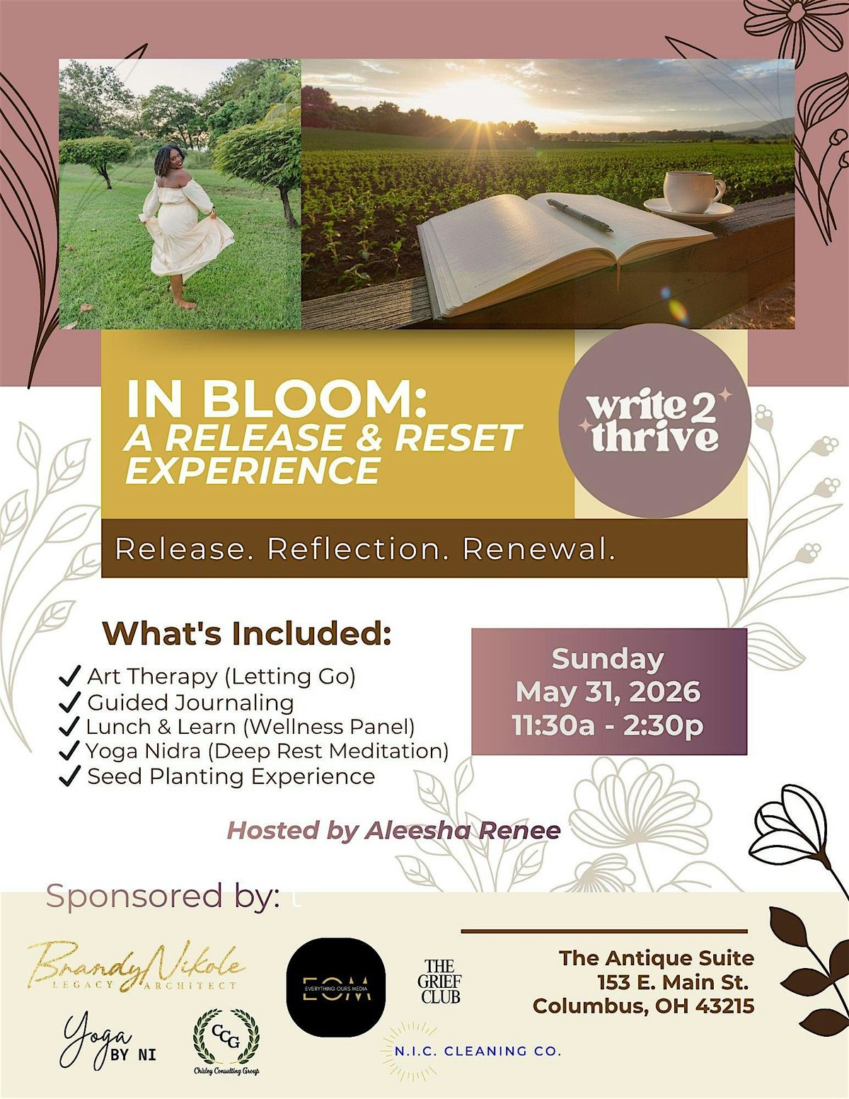 IN BLOOM: A Release and Reset Experience