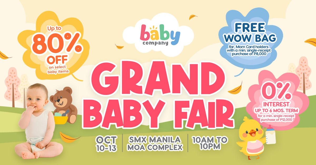 BABY COMPANY'S GRAND BABY FAIR AT SMX MANILA!