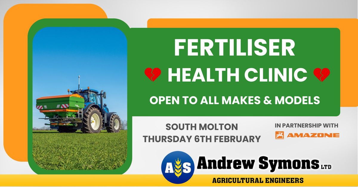 Fertiliser Spreader Health Clinic @ Andrew Symons Ltd South Molton