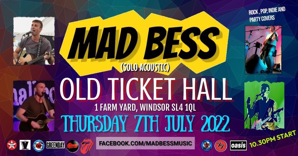 Mad Bess (Solo) - Live at the Old Ticket Hall, Windsor