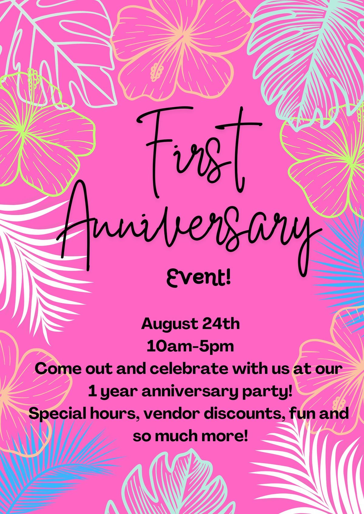 First Anniversary Event
