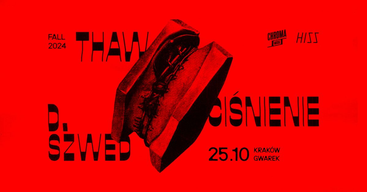 THAW \u2022 CI\u015aNIENIE \u2022 DANIEL SZWED | 25.10.2024 | Krak\u00f3w - Gwarek