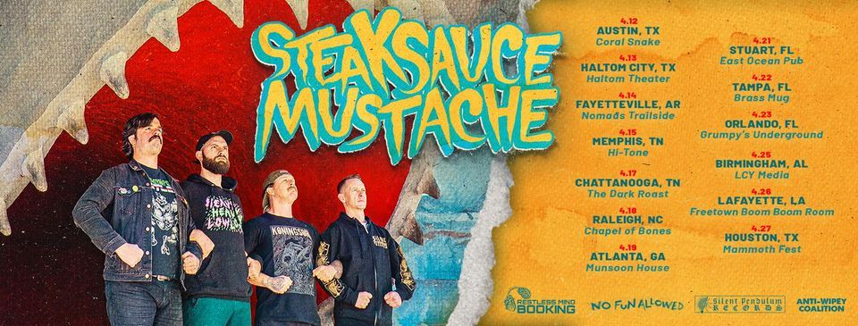 Steaksauce Mustache, Blind Tiger & More