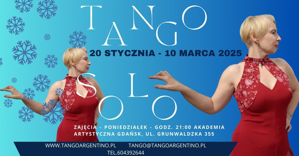 Kurs tango solo dla pa\u0144 - 20.01-10.03