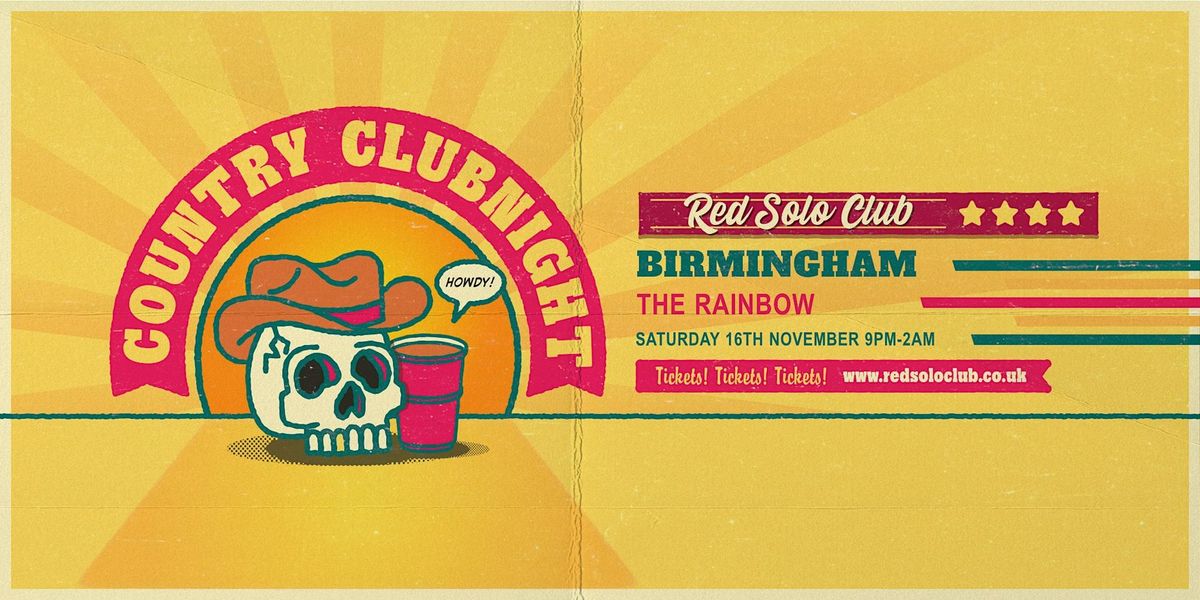 Red Solo Club Country Clubnight - Birmingham