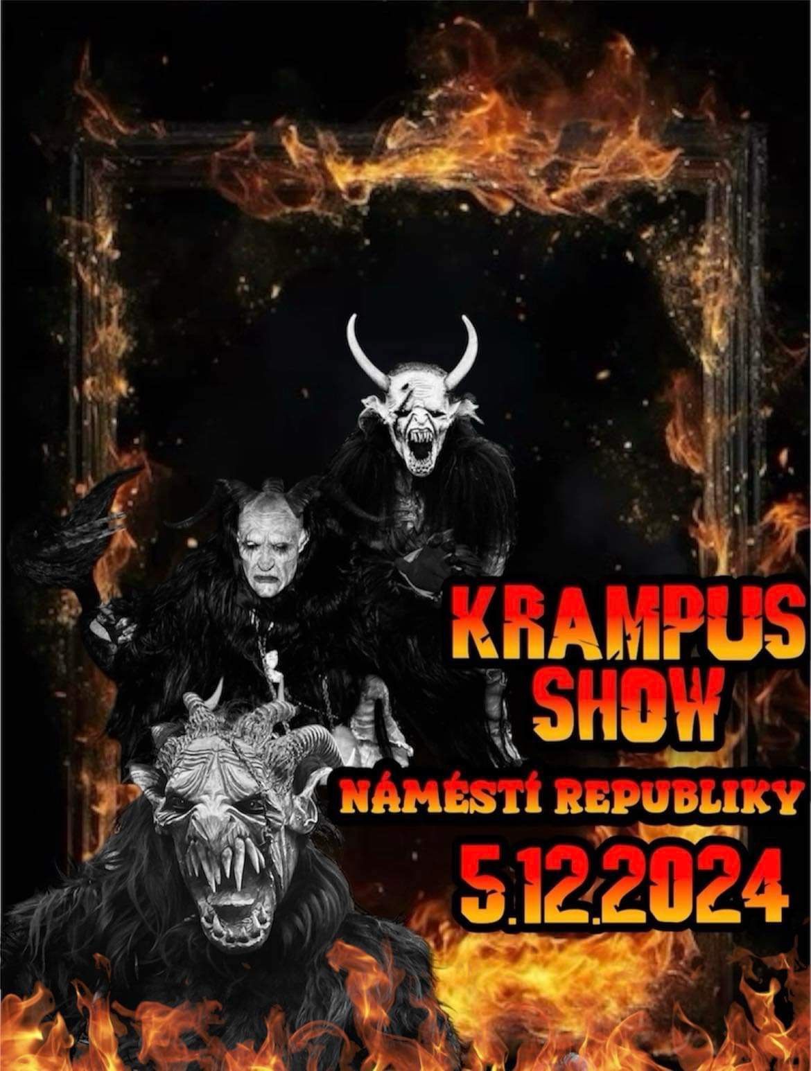 Krampus show\/Adventn\u00ed trhy Plze\u0148 2024