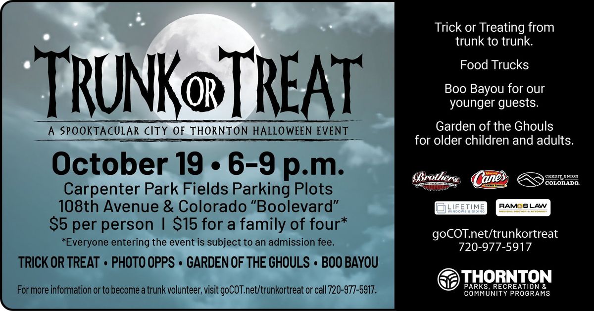 Trunk Or Treat 