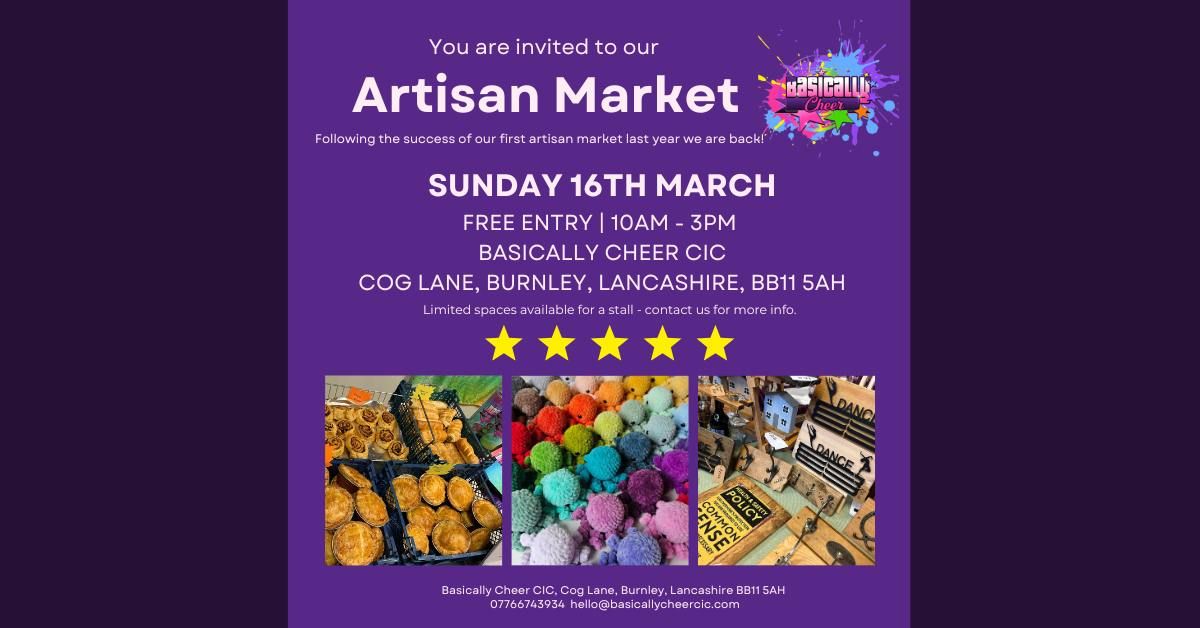 Artisan Market - Sunday 16th March