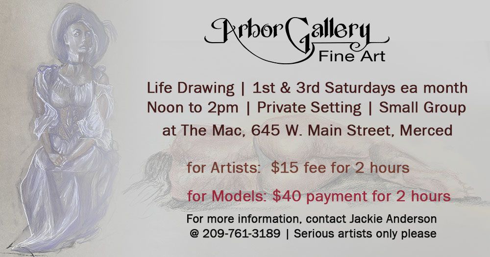 Life Drawing by Arbor Gallery Fine Art