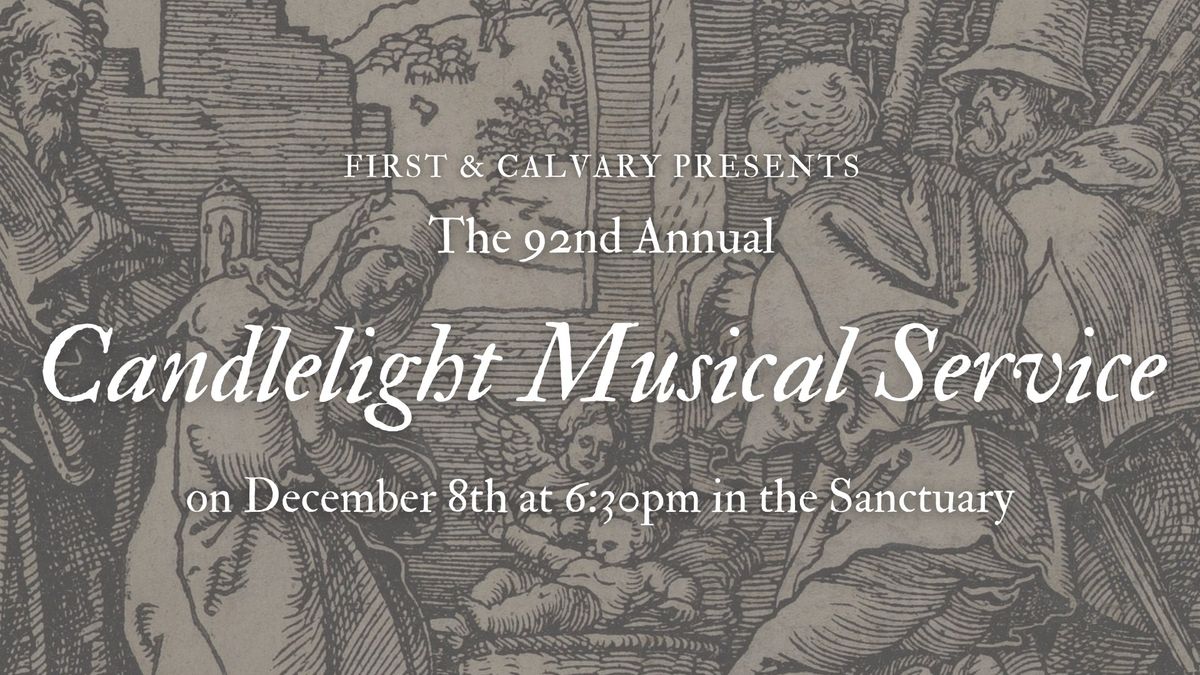 92nd Annual Candlelight Musical Service