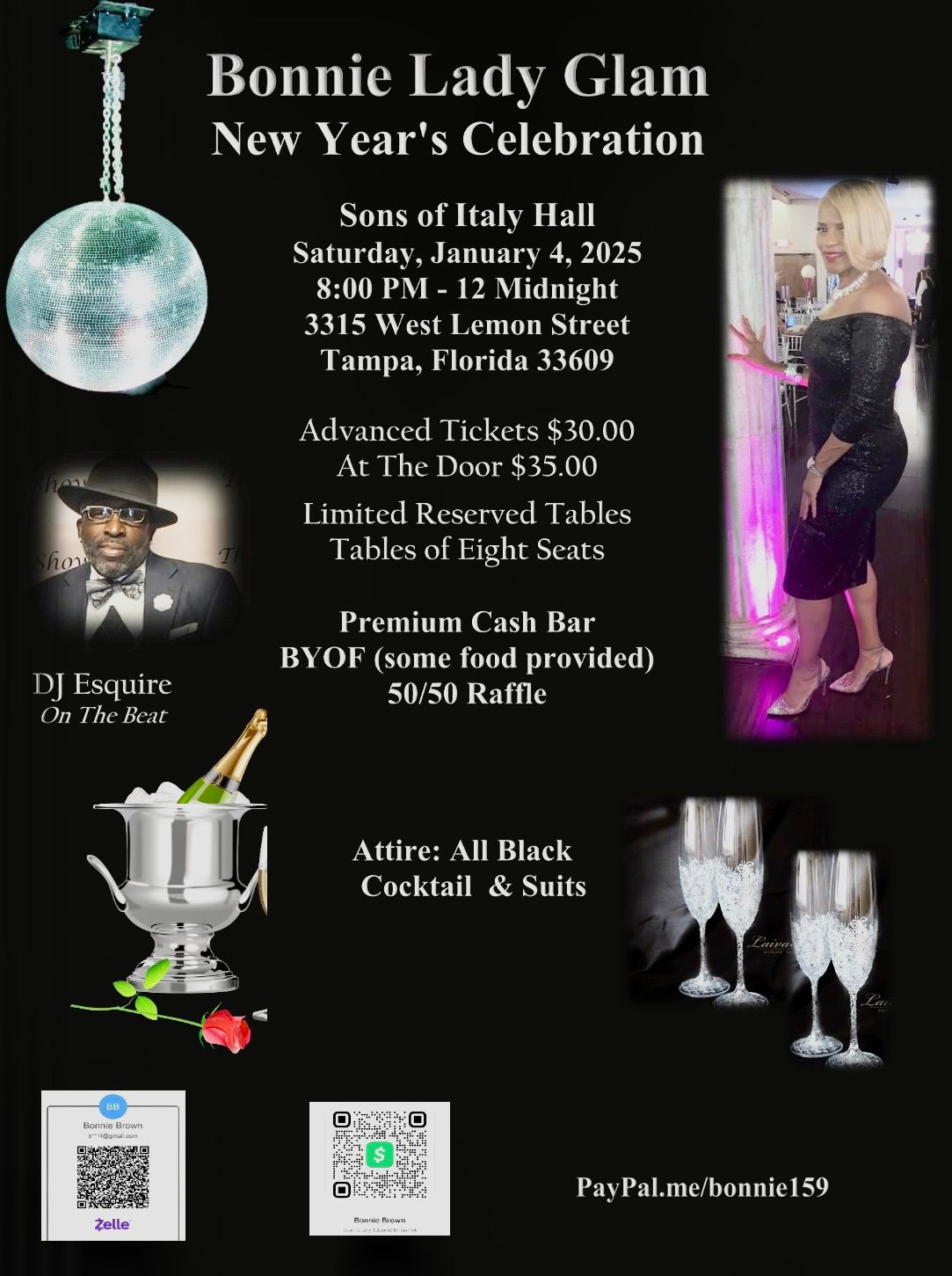 Bonnie Lady Glam New Year\u2019s Celebration 