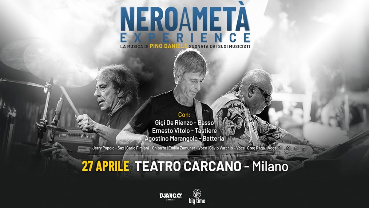 Nero a Met\u00e0 Experience LIVE \/\/ Milano @Teatro Carcano