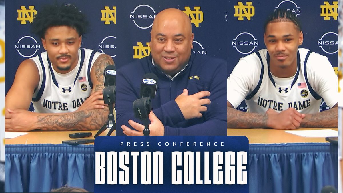 Boston College Eagles at Notre Dame Fighting Irish Womens Basketball at Purcell Pavilion at the Joyce Center