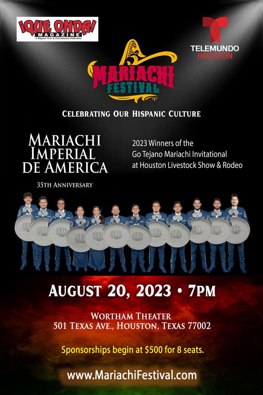 Mariachi Festival - Mariachi Imperial de America at Brown Theatre at Wortham Center