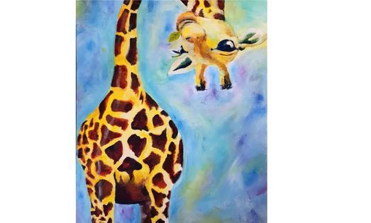 Giraffe - Plucka's Art Studio (July 04 1.30pm)