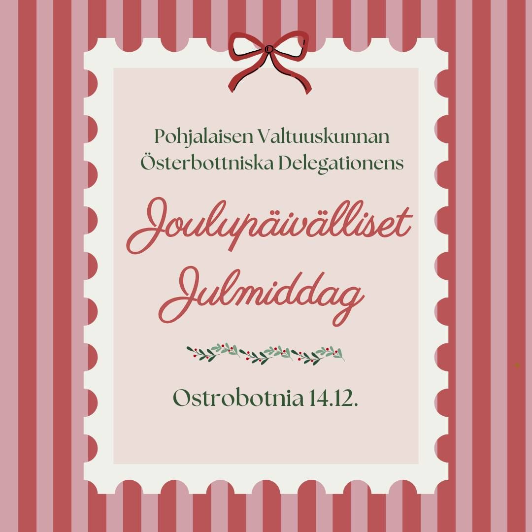 PV:n Joulup\u00e4iv\u00e4lliset \/ \u00d6D:s Julmiddag