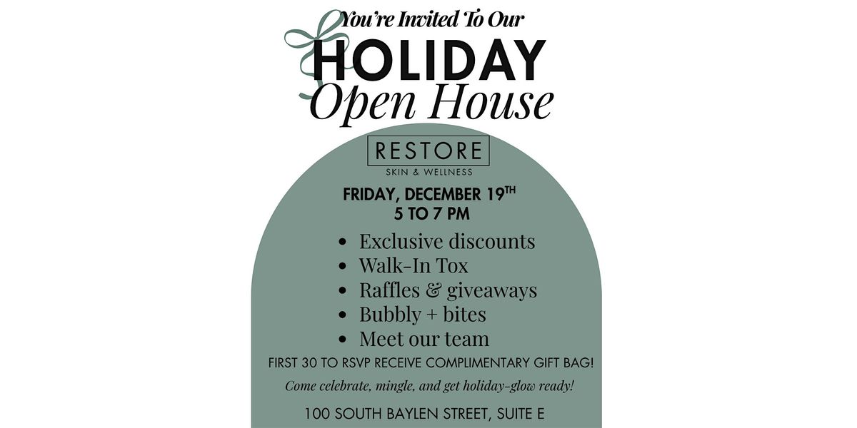 Restore Skin & Wellness Open House- Pensacola