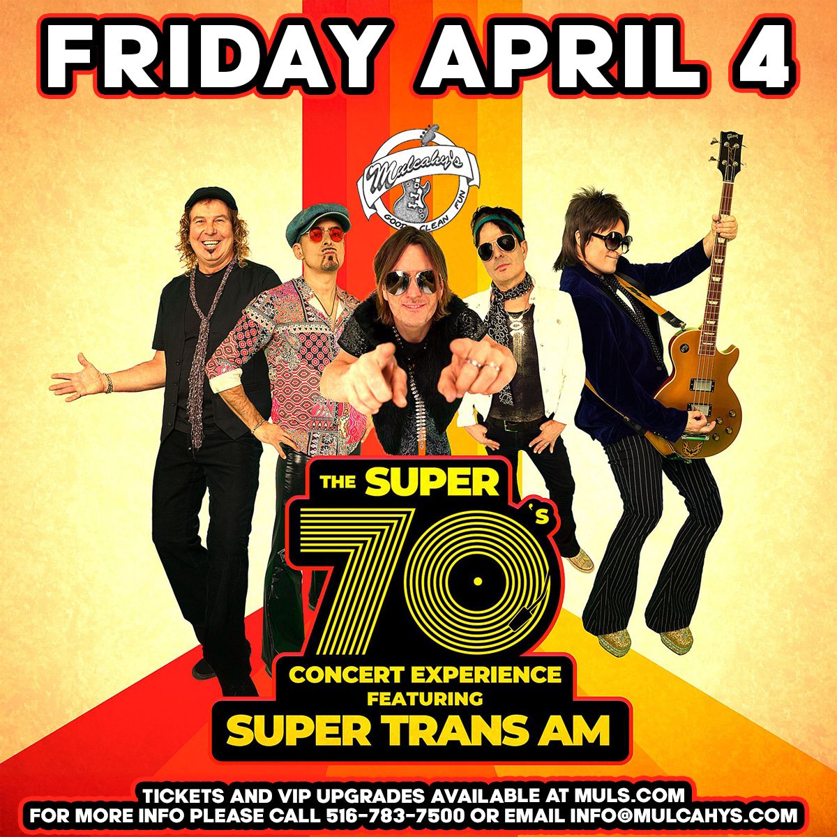 The Super 70s Rock Show - Super Trans Am at Ovation Hall at Ocean Casino Resort