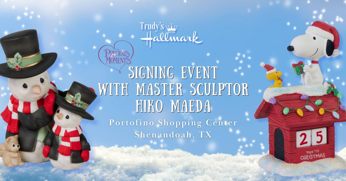 Precious Moments Signing Event with Master Sculptor Hiko Maeda in Shenandoah, TX