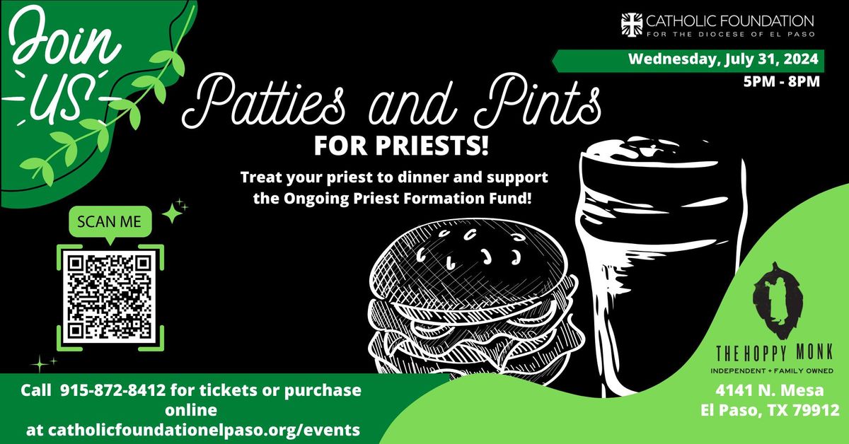 Patties & Pints for Priests 