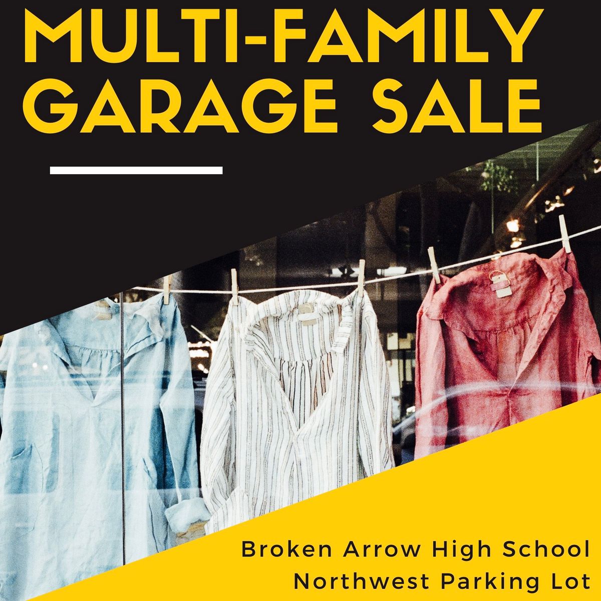 BAHS Choir Multi-Family Garage Sale