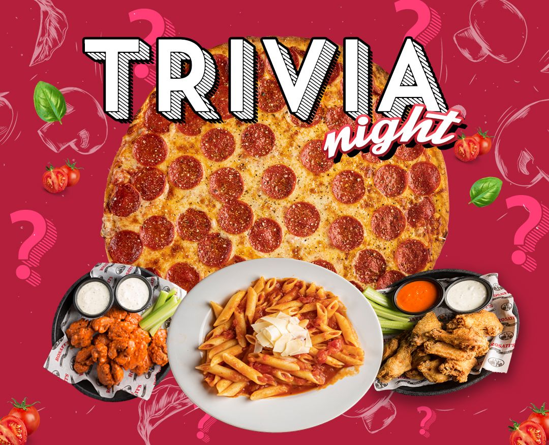 Trivia Night - Tuesdays at Rosati's Pizza Pub of Plainfield! 