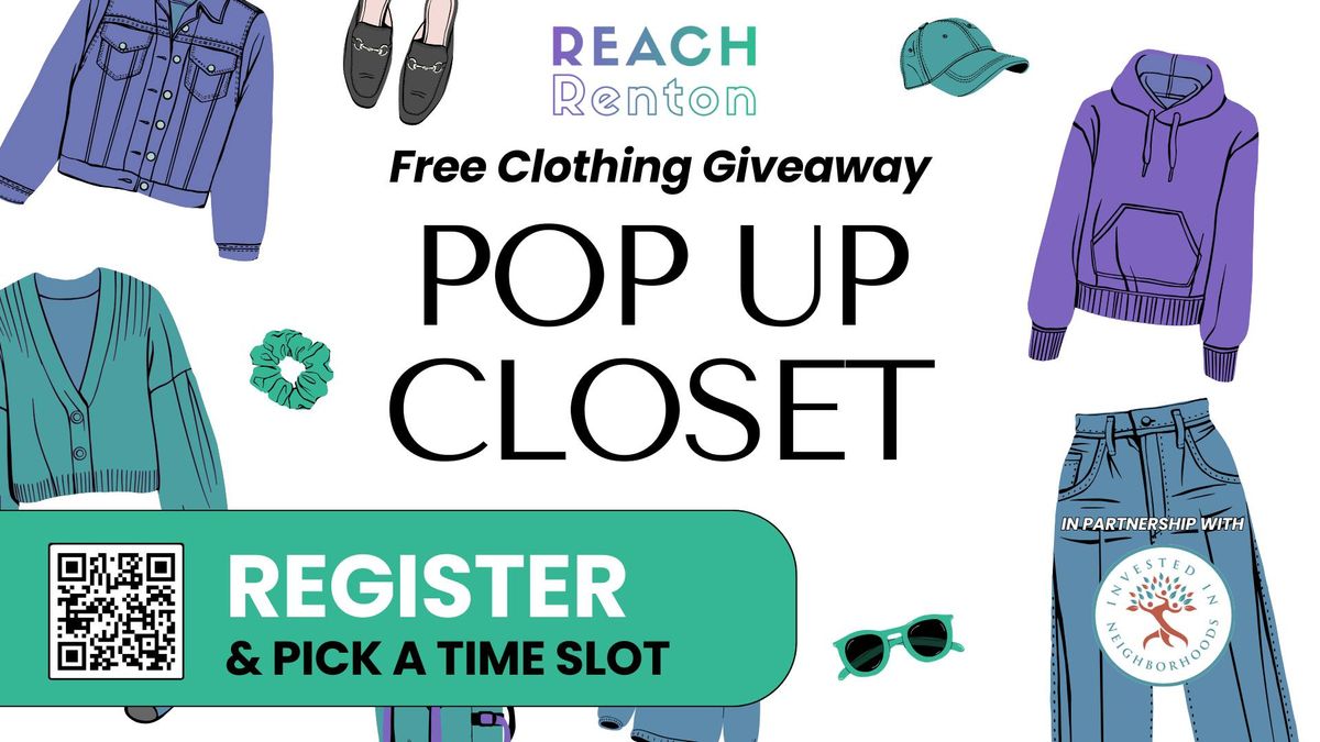 Pop Up Closet - Free Clothing Giveaway