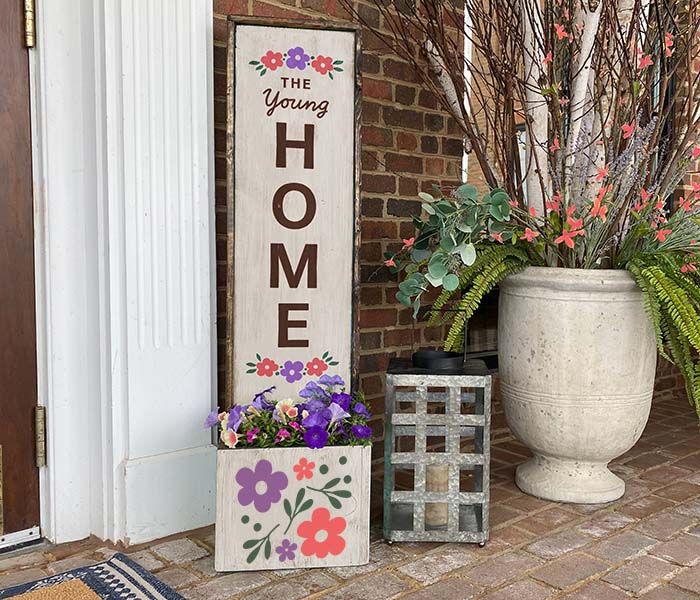 Board & Brush- Bench & Tall Porch Planter Workshop ($95)