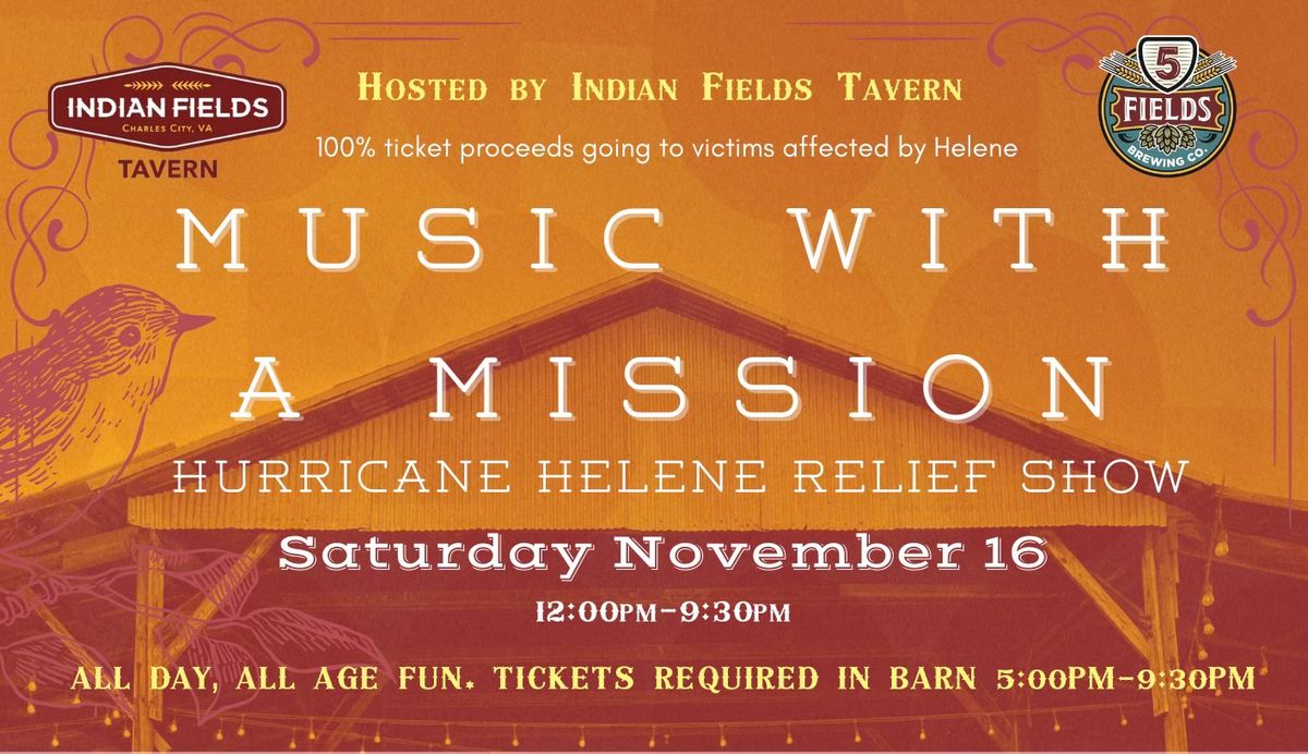 Music with a Mission - Hurricane Helene Relief Show