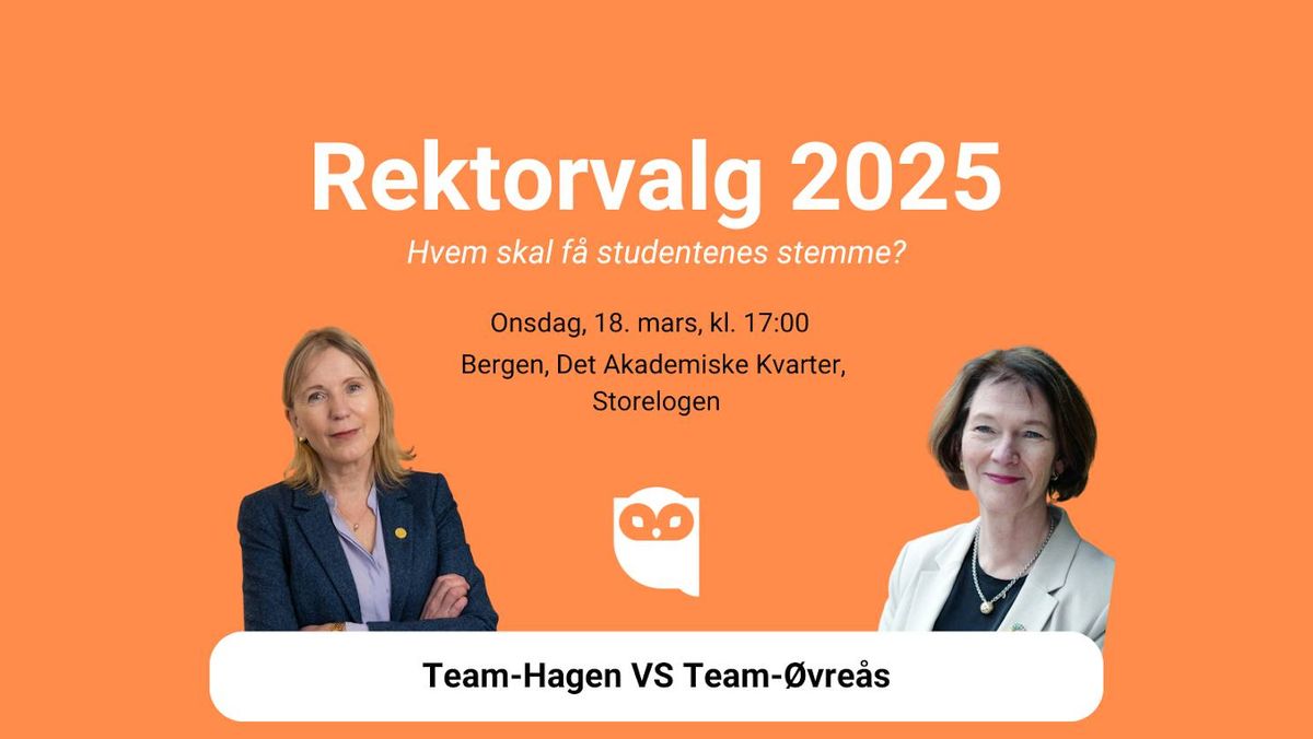 Rektorvalg 2025 - Hvem skal f\u00e5 studentenes stemme?