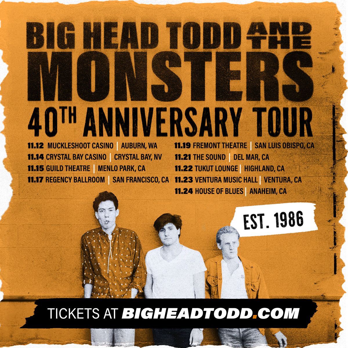 Big Head Todd and the Monsters at The Sound - Del Mar