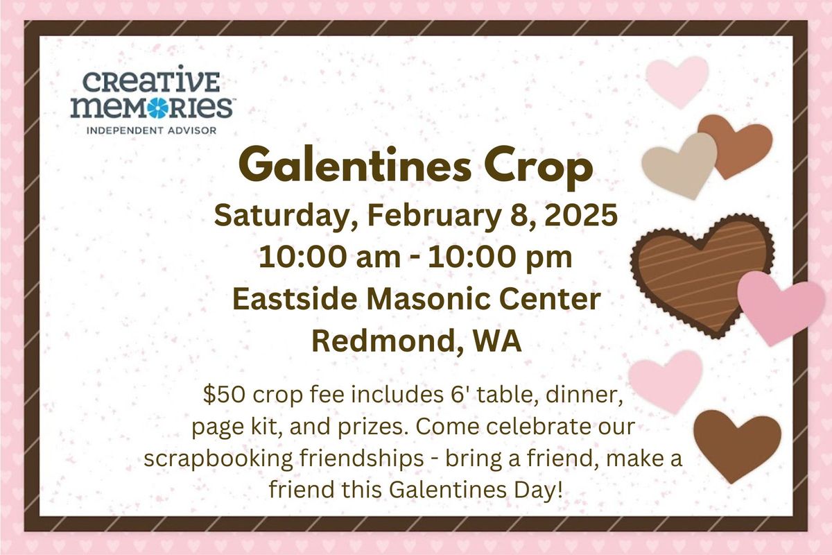 February Galentines Crop in Redmond, WA