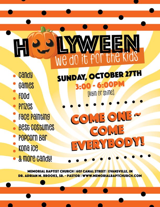 Holyween, We Do lt For The Kids!