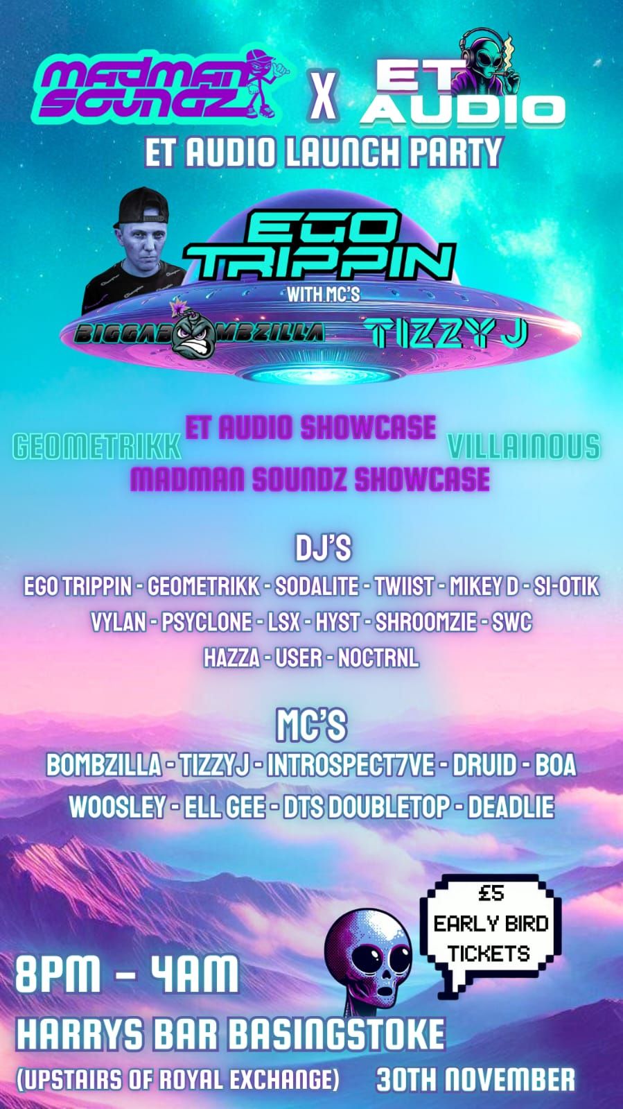 MADMANSOUNDZ PRESENTS ET AUDIO LAUNCH NIGHT EGO TRIPPIN 