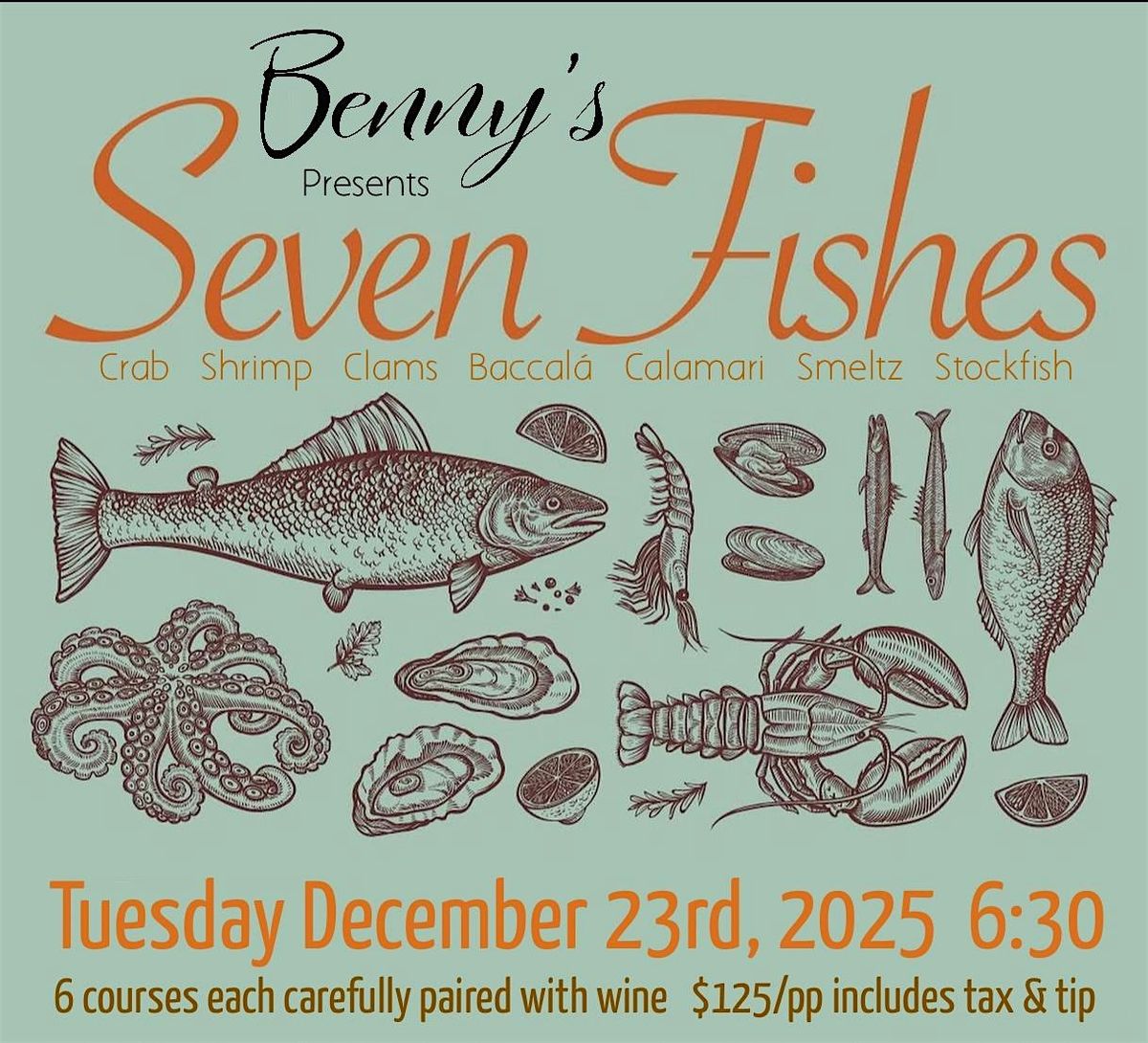 Benny\u2019s Presents: The Feast of the Seven Fishes