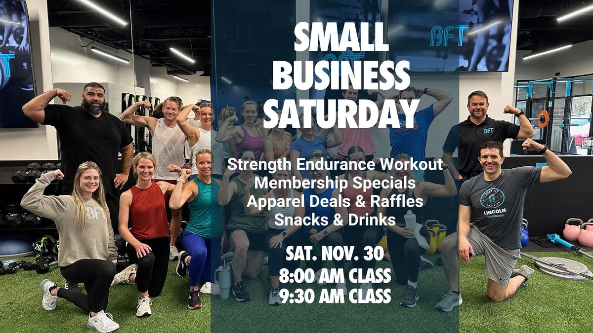 Small Business Saturday Workout!