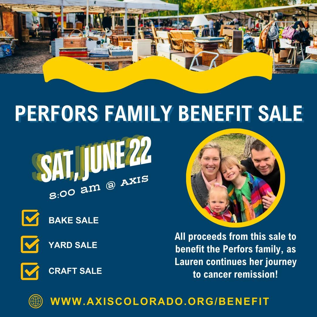 Perfors Family Benefit Sale