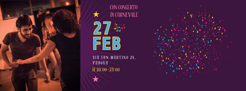 Balldoria di Carnevale con musica dal vivo di Ciro Troise (gatt'in folk)