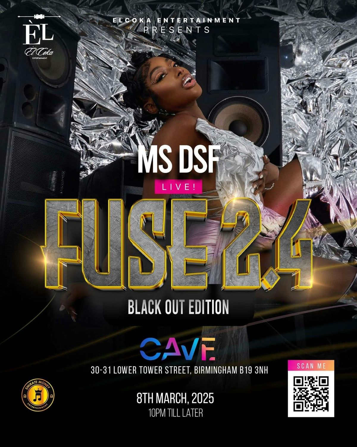 MS DEF LIVE @ FUSE 2.4 - BLACK OUT EDITION 