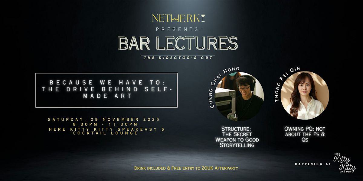 Netwerk's Bar Lectures: Because We Have To: The Drive Behind Self-made Art