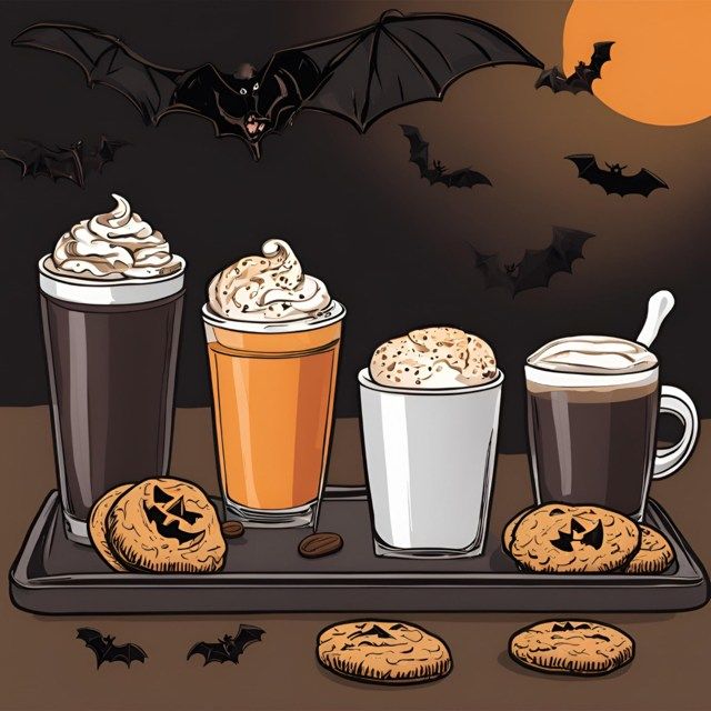 A Sweet + Spooky Coffee + Cookie Flight Tasting X Wolf and Honey + Sweet Josephine's Bakery